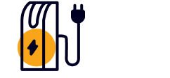 Solar EV Charger line icon