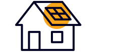 Solar system line icon